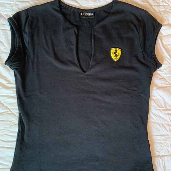 Ferrari Tops - Women’s black Ferrari T-shirt
